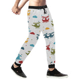 Colorful helicopter pattern Unisex Casual Sweatpants