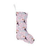 Beautiful toucan flower leaves Christmas Stocking