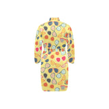 Sun Glasses Pattern Print Design 05 Men's Long Sleeve Belted Night Robe