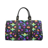 Colorful halloween background Travel Bag