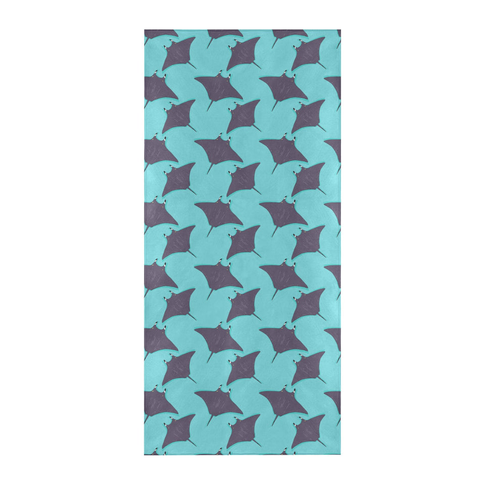 Stingray Pattern Print Design 02 Beach Towel