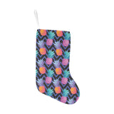 Pineapples pattern zigzag background Christmas Stocking