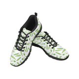 Green Peas Pattern Print Design 04 Men's Breathable Sneakers ( Model 055)