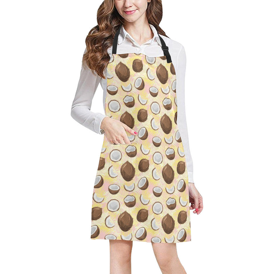 Coconut Pattern Print Design 05 All Over Print Adjustable Apron