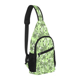Canabis Marijuana Weed Pattern Print Design 01 All Over Print Chest Bag
