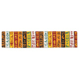 Egypt Hieroglyphics Pattern Print Design 01 Table Runner