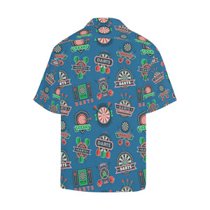 Darts Pattern Print Design 02 Men's All Over Print Hawaiian Shirt (Model T58)