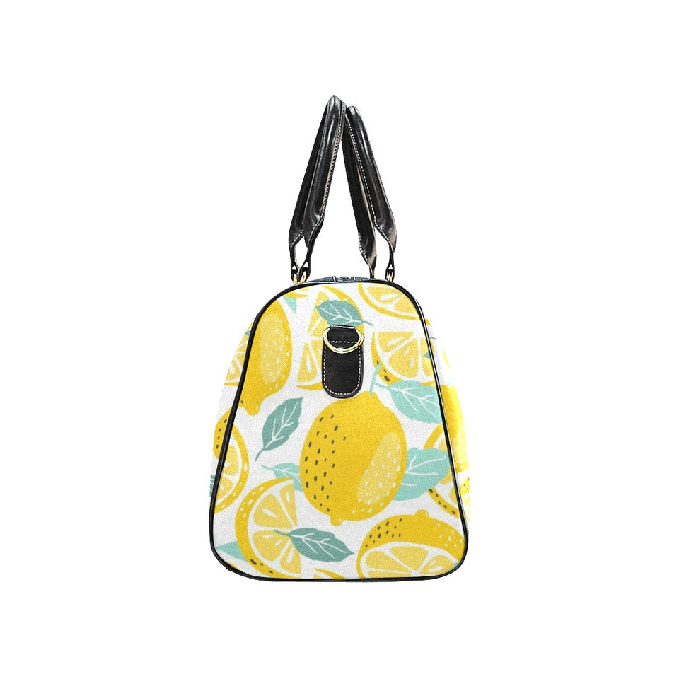 lemon design pattern Travel Bag