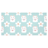Maneki neko cat sakura Tablecloth