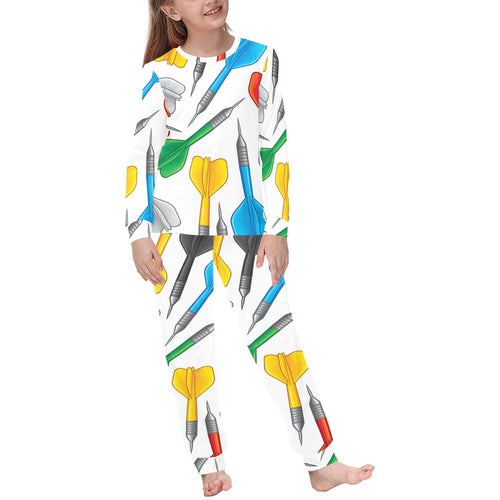 Darts Pattern Print Design 03 Kids' Boys' Girls' All Over Print Pajama Set