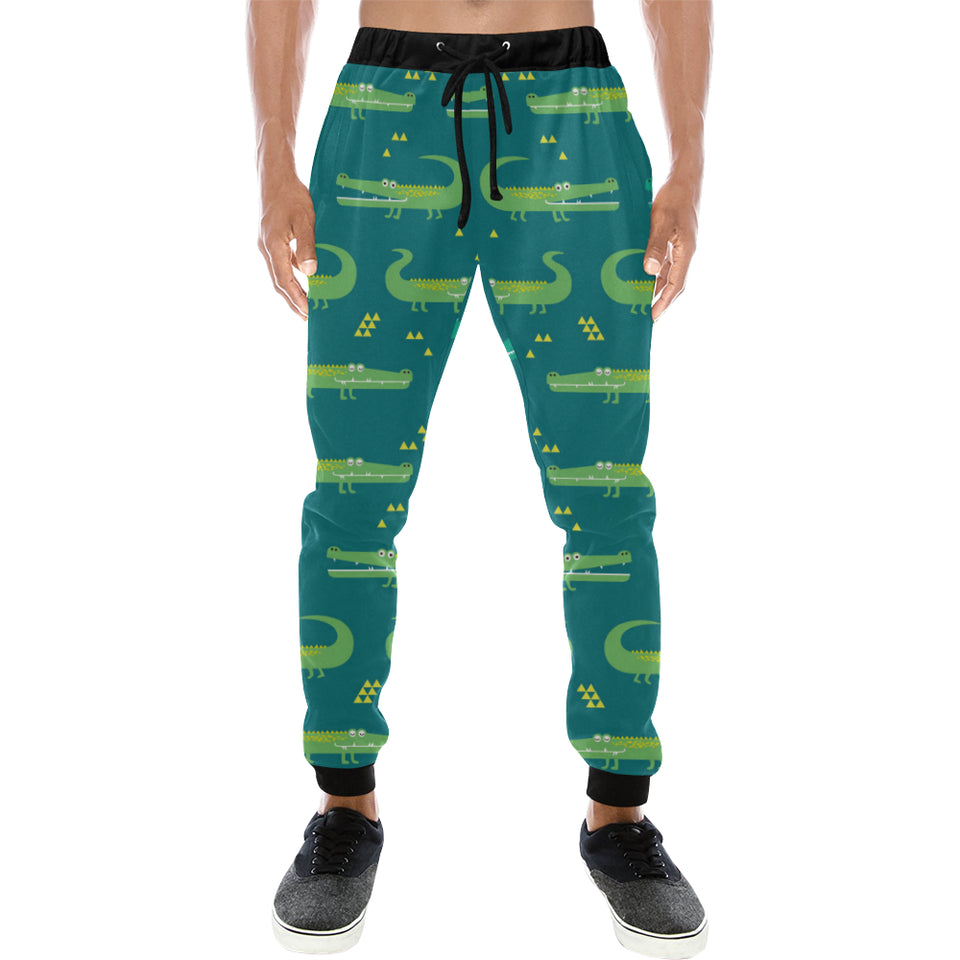 Crocodile pattern Unisex Casual Sweatpants