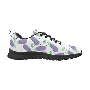 Eggplant Pattern Print Design 05 Women's Sneaker Shoes