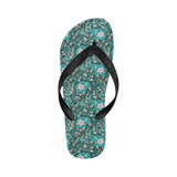 Elephants jungle pattern Unisex Flip Flops