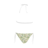 Hand drawn sea turtle fish pattern Sexy Bikinis Two-Piece Swimsuits
