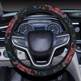Octopus sea wave tropical fishe pattern Car Steering Wheel Cover