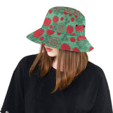 Tomato design pattern Unisex Bucket Hat
