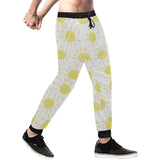 hand drawn sun pattern Unisex Casual Sweatpants
