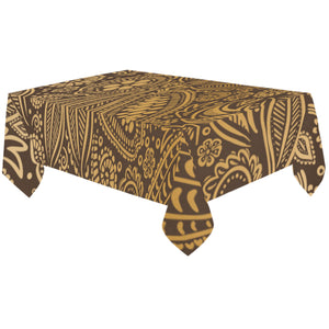 cacao beans tribal polynesian pattern background Tablecloth