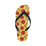 Pizza texture pattern Unisex Flip Flops