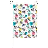 Dragonflies ginkgo leaves pattern House Flag Garden Flag