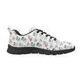 English Bulldog Pattern Print Design 03 Women's Sneaker Shoes