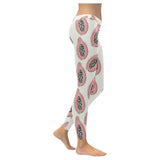 papaya pattern Women's Legging Fulfilled In US