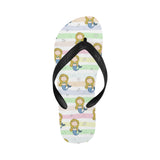 Cute hand drawn mermaid Unisex Flip Flops
