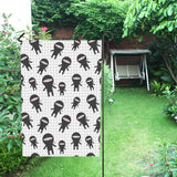 Ninja pattern plaid background House Flag Garden Flag