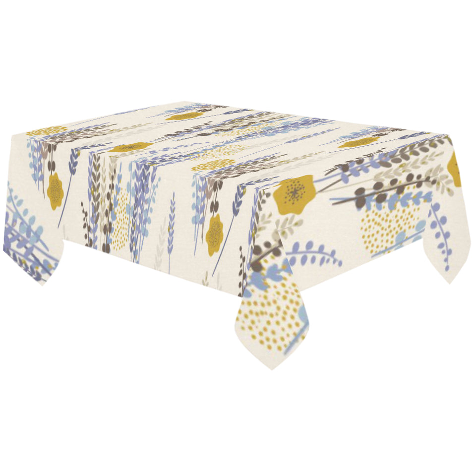 Lavender modern pattern blackground Tablecloth