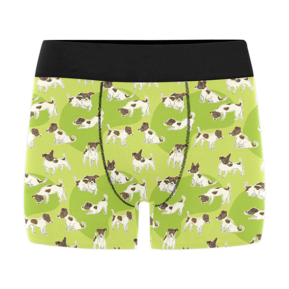 Jack Russel Pattern Print Design 01 Men's All Over Print Boxer Briefs Men's Underwear