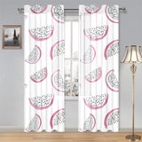 dragon fruit pattern Gauze Curtain