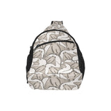 Stingray Pattern Print Design 05 All Over Print Chest Bag