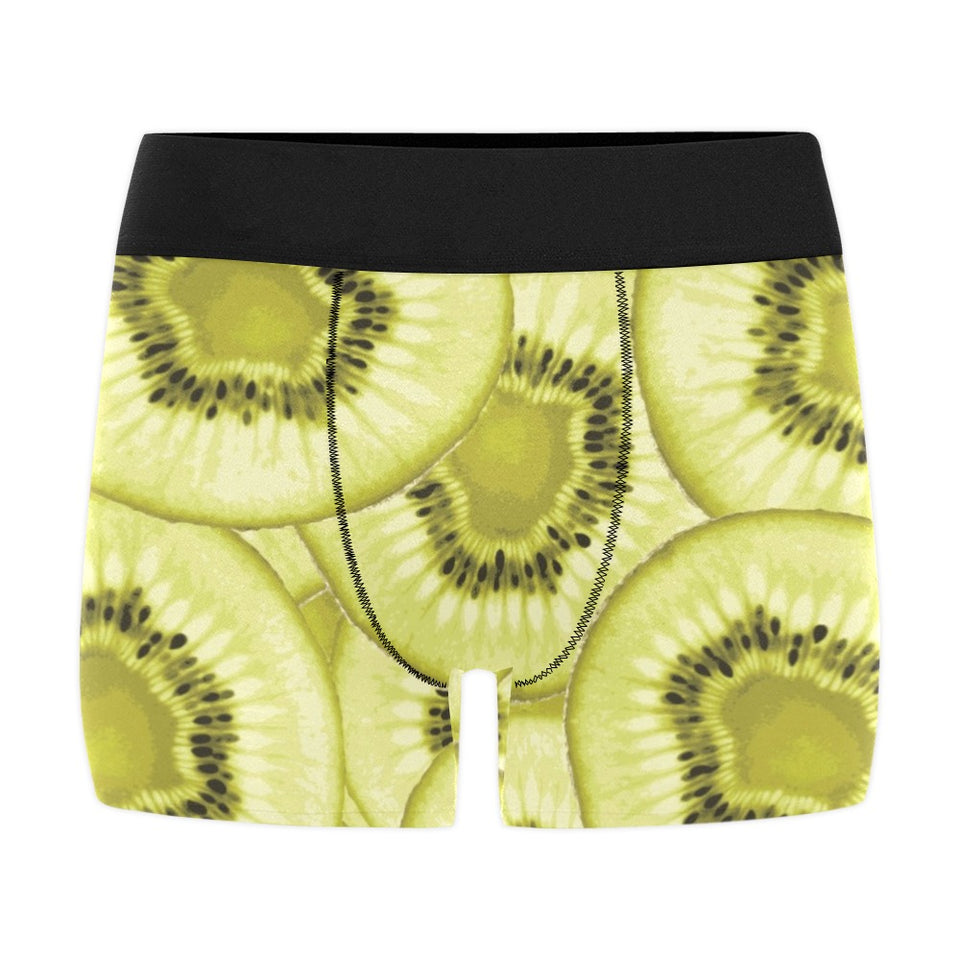 Sliced kiwi pattern Men's All Over Print Boxer Briefs Men's Underwear
