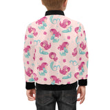 Cute little mermaid pattern Kids' Boys' Girls' Bomber Jacket