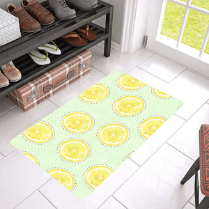 slice of lemon pattern Doormat