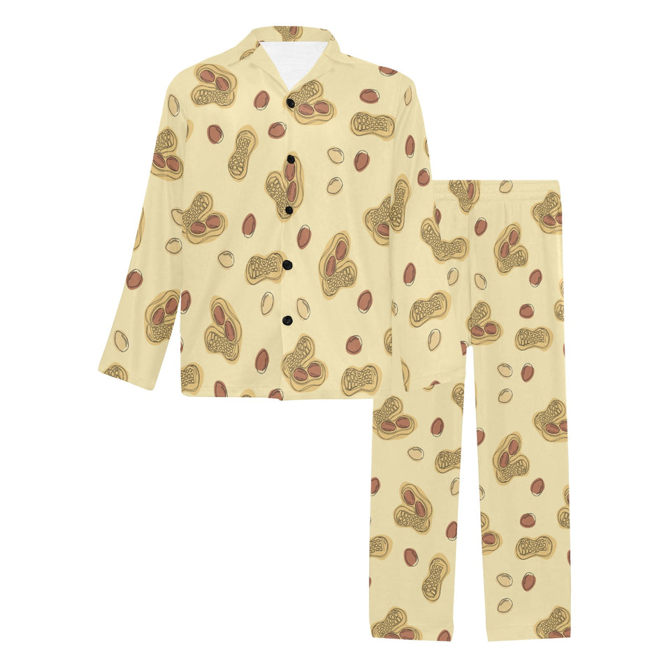 peanuts design pattern Men's Long Pajama Set