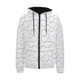 arabic star pattern Men's Padded Hooded Jacket