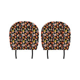 Goldfish Pattern Print Design 03 Car Headrest Cover