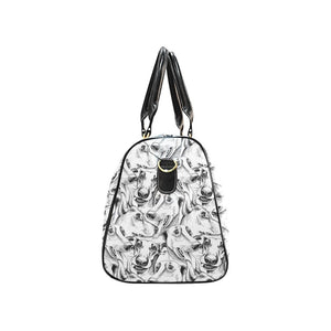 Greyhound Pattern Print Design 01 Travel Bag