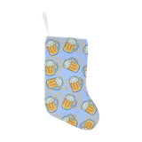 Beer pattern Christmas Stocking