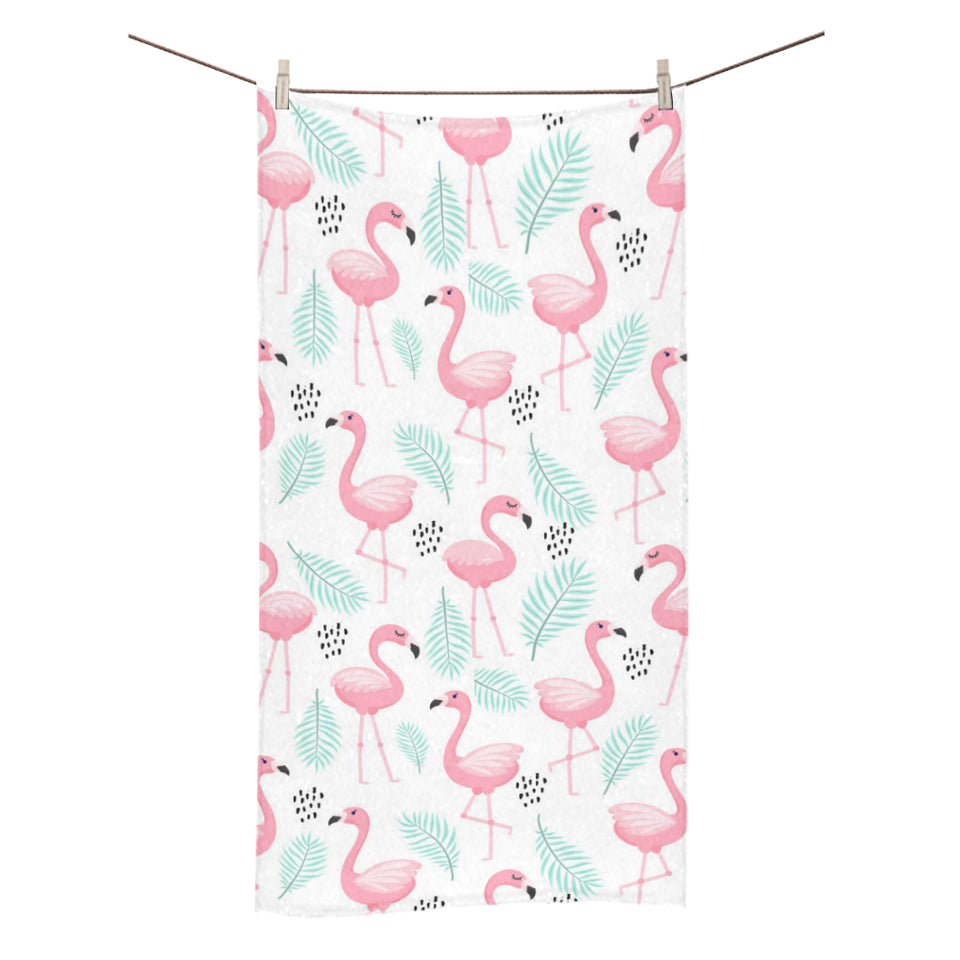 Cute flamingo pattern Bath Towel
