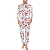 Yorkshire Terrier Pattern Print Design 04 Men's All Over Print Pajama