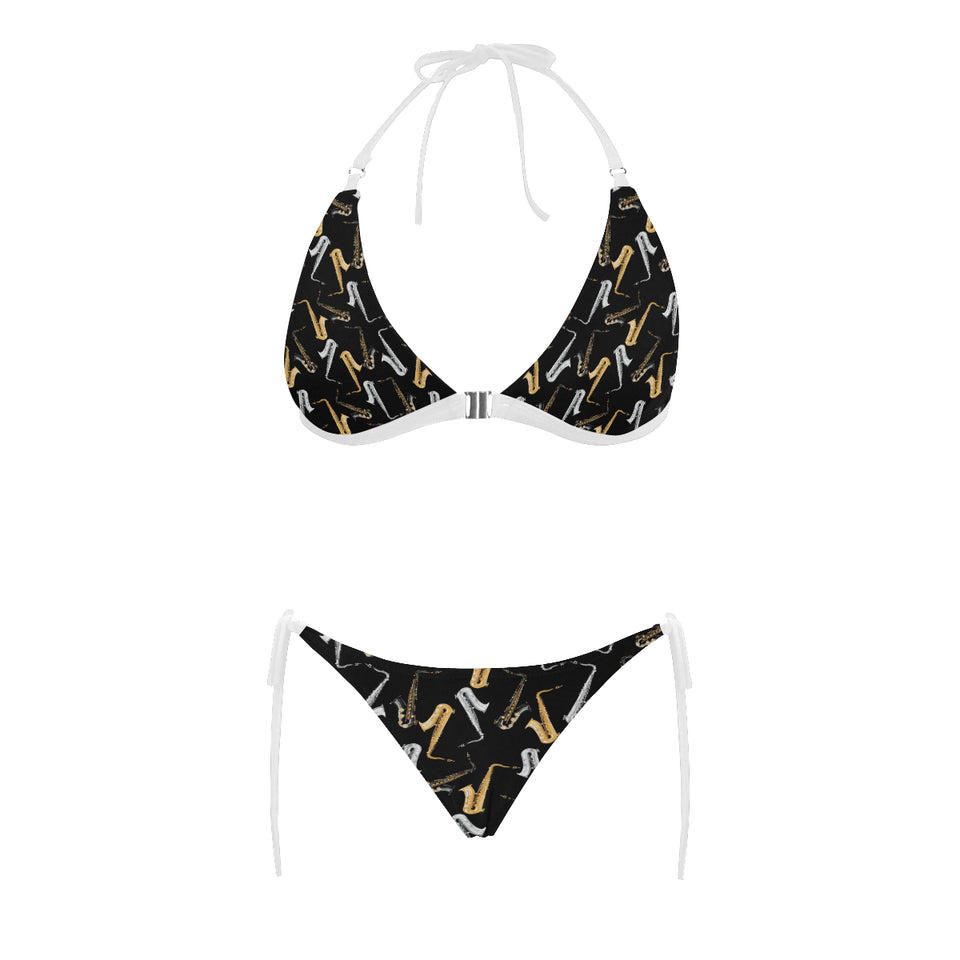 saxophone design pattern Sexy Bikinis Two-Piece Swimsuits