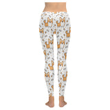 Cute corgi heart star bone pattern Women's Legging Fulfilled In US