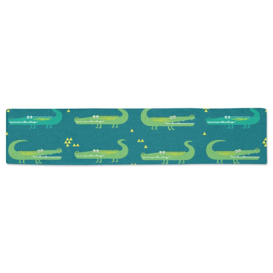 Crocodile pattern Table Runner