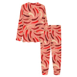 Beautiful Chili peppers pattern Women's All Over Print Pajama Set