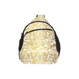 Rose Pattern Print Design 05 All Over Print Chest Bag