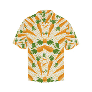 Carrot Pattern Print Design 01 Men's All Over Print Hawaiian Shirt (Model T58)