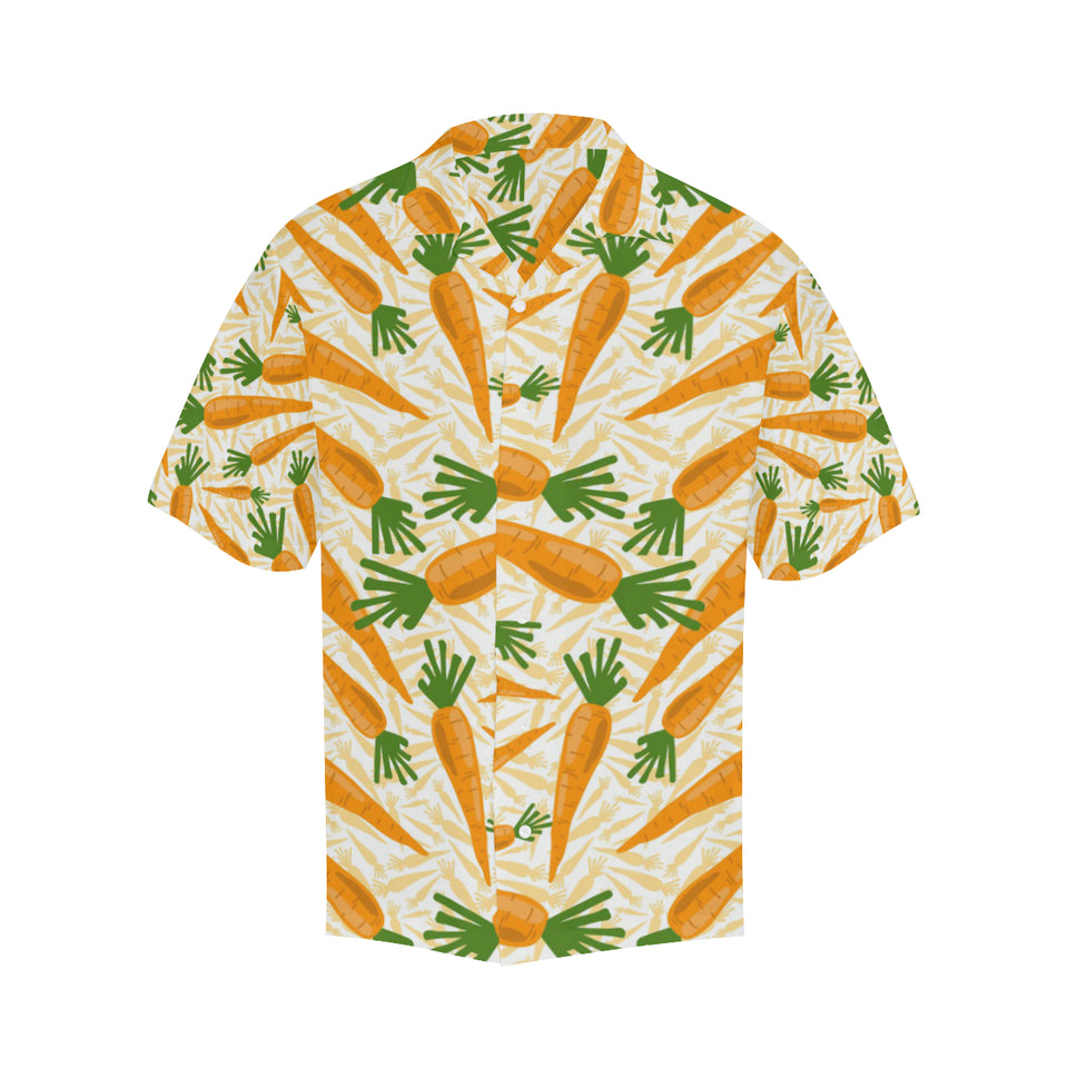 Carrot Pattern Print Design 01 Men's All Over Print Hawaiian Shirt (Model T58)