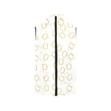 Bread Toast Pattern Print Design 01 Men's Padded Vest